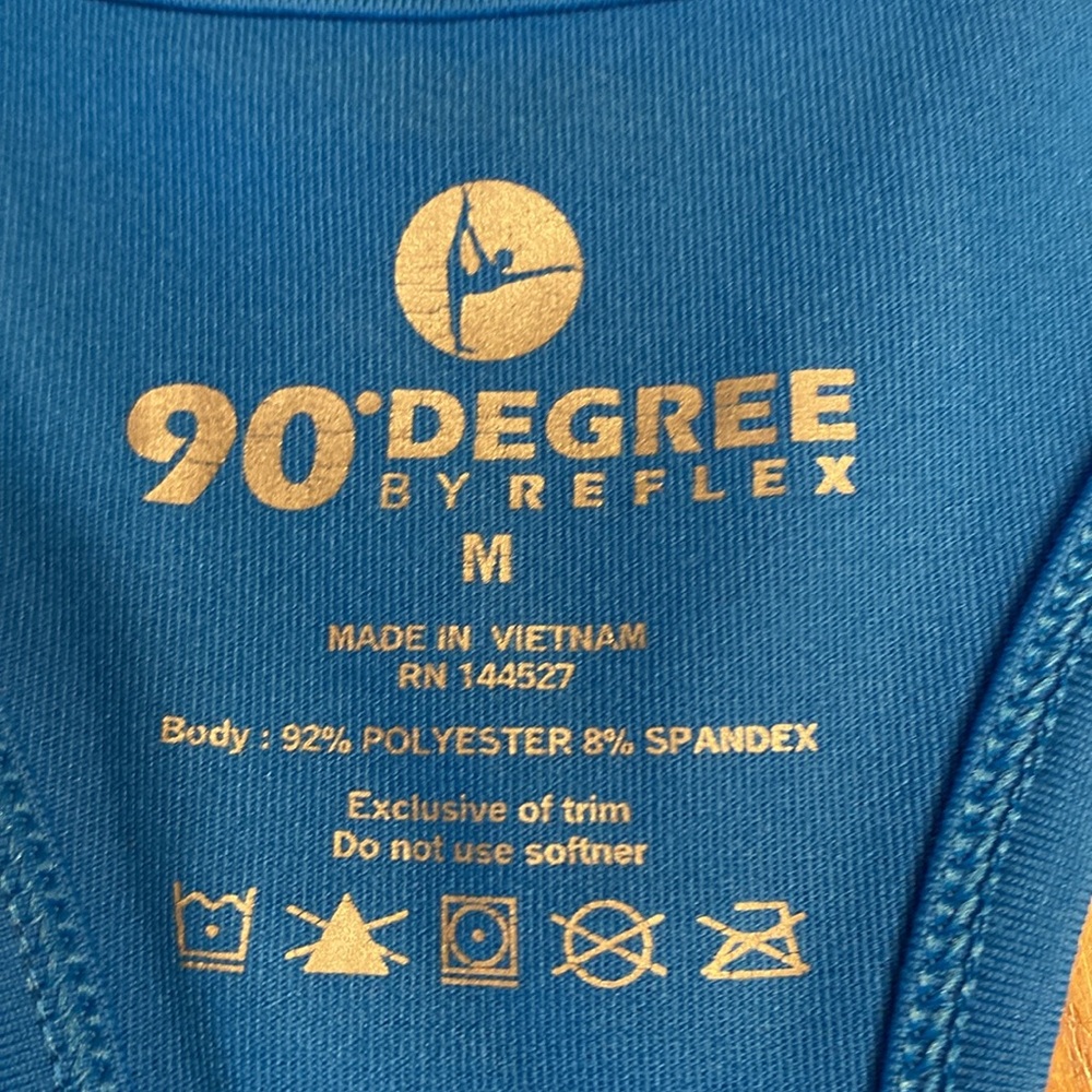 90 Degree Racer Back Tank Top M - Picture 4 of 14